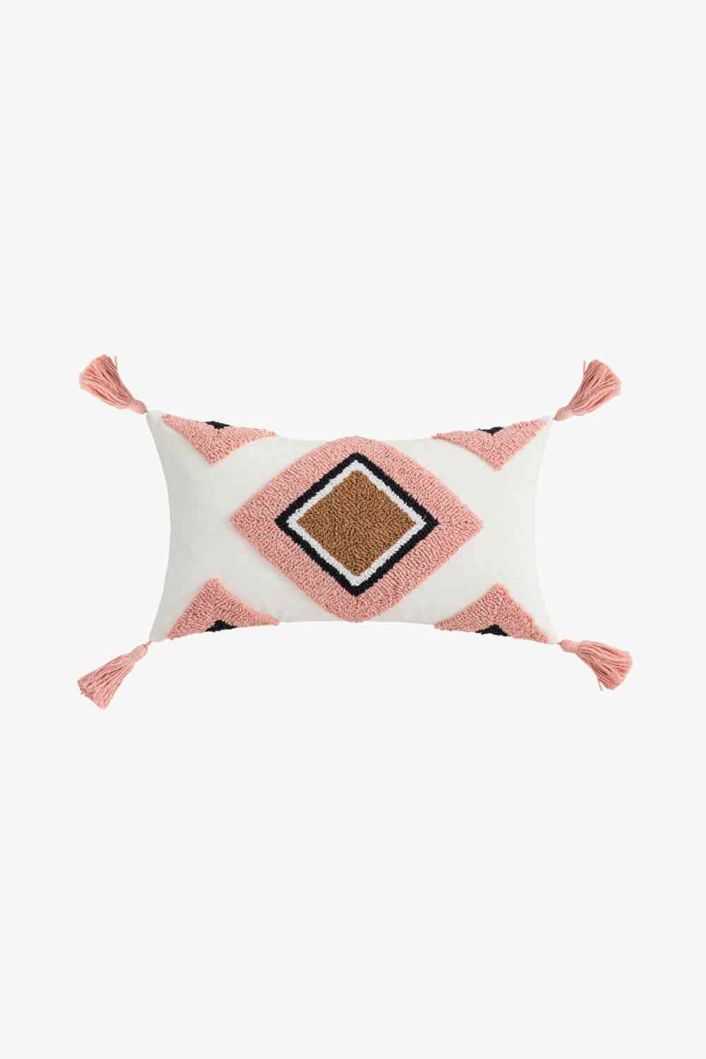 Geometric Graphic Tassel Decorative Throw Pillow Case - AllIn Computer