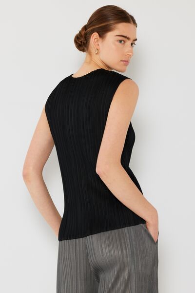 Marina West Swim Pleated Sleeveless Crewneck Tank - AllIn Computer
