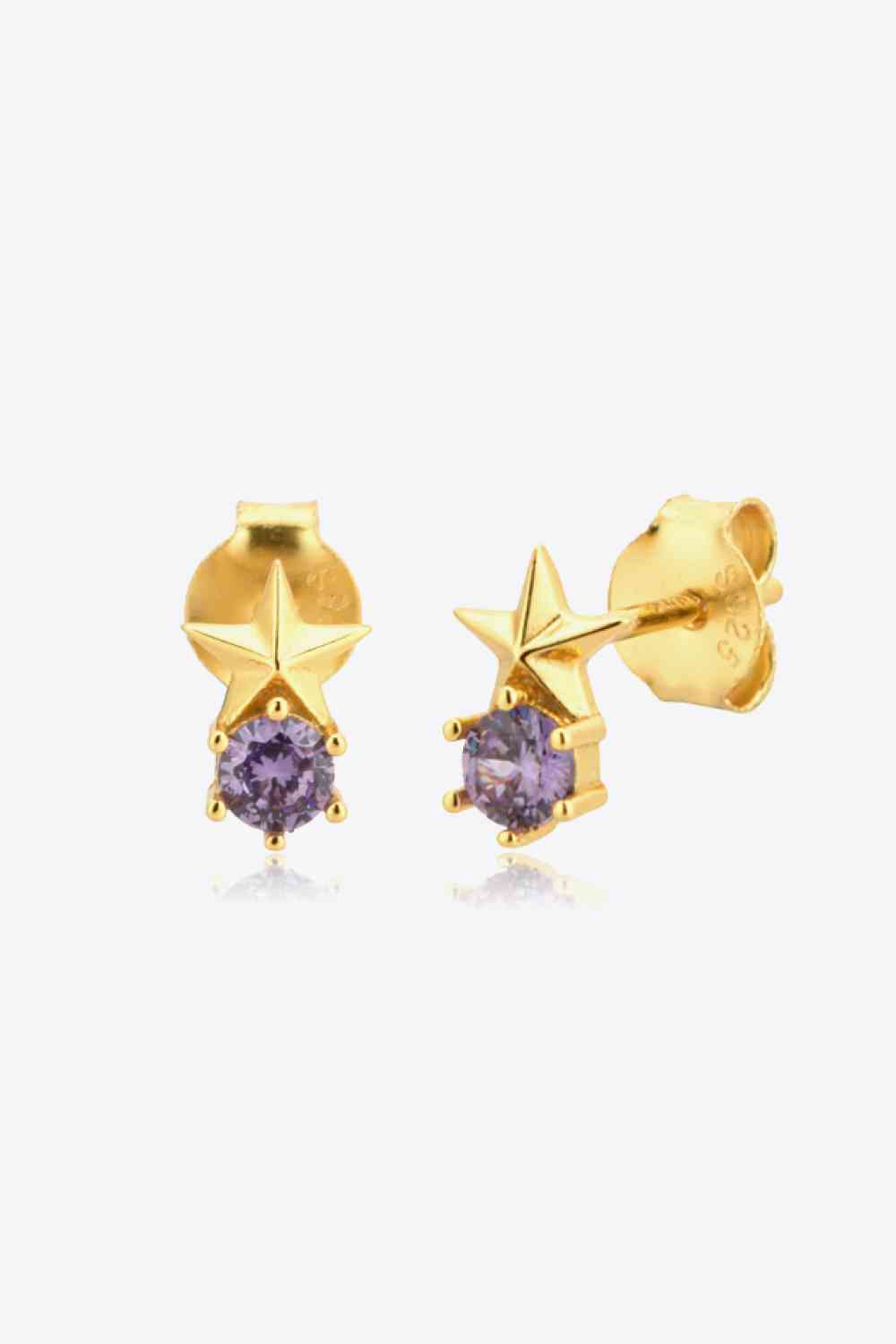 Zircon Star Stud Earrings - AllIn Computer