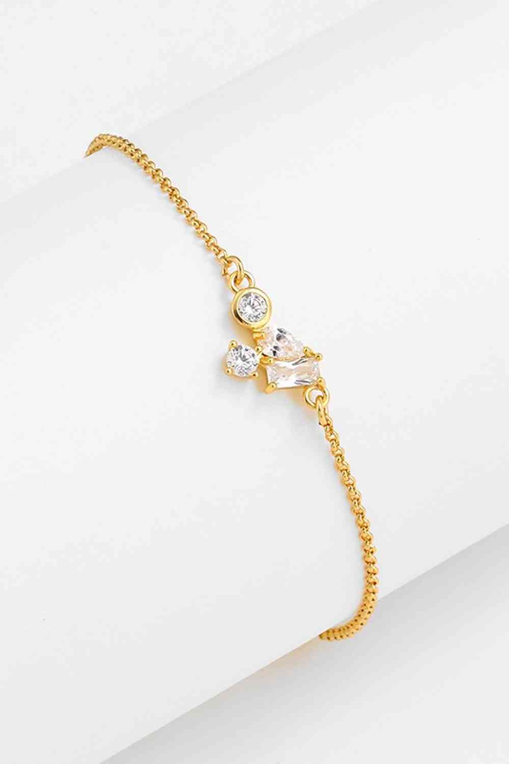 18K Gold Plated Zircon Bracelet - AllIn Computer