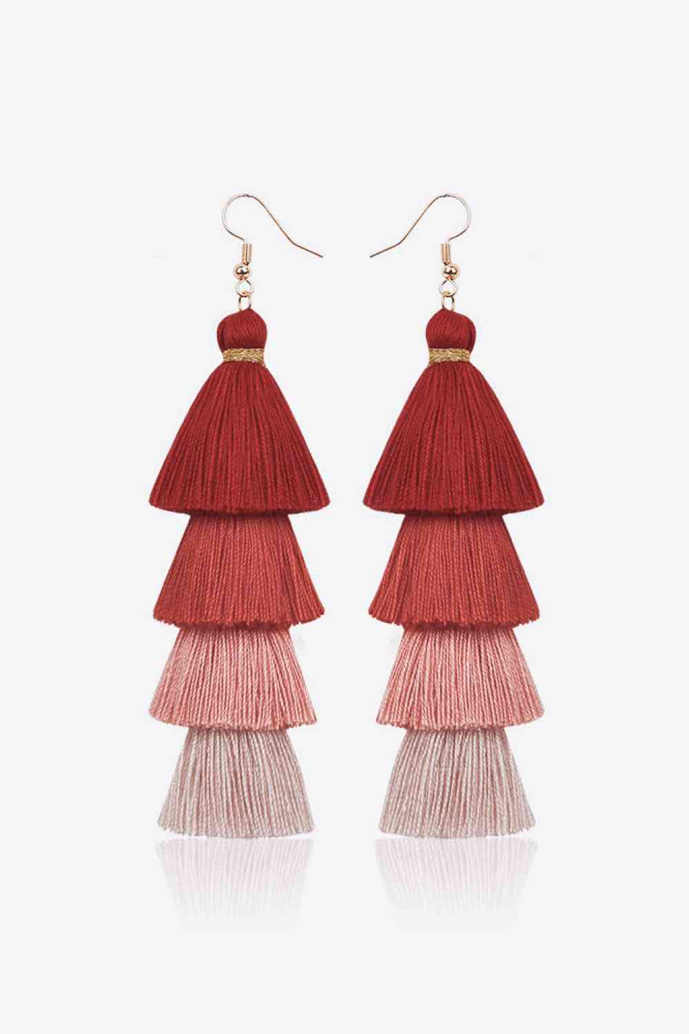 Layered Tassel Earrings - AllIn Computer