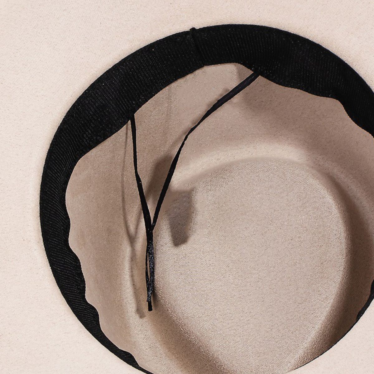 Fame Flat Brim Strap Pork Pie Hat - AllIn Computer