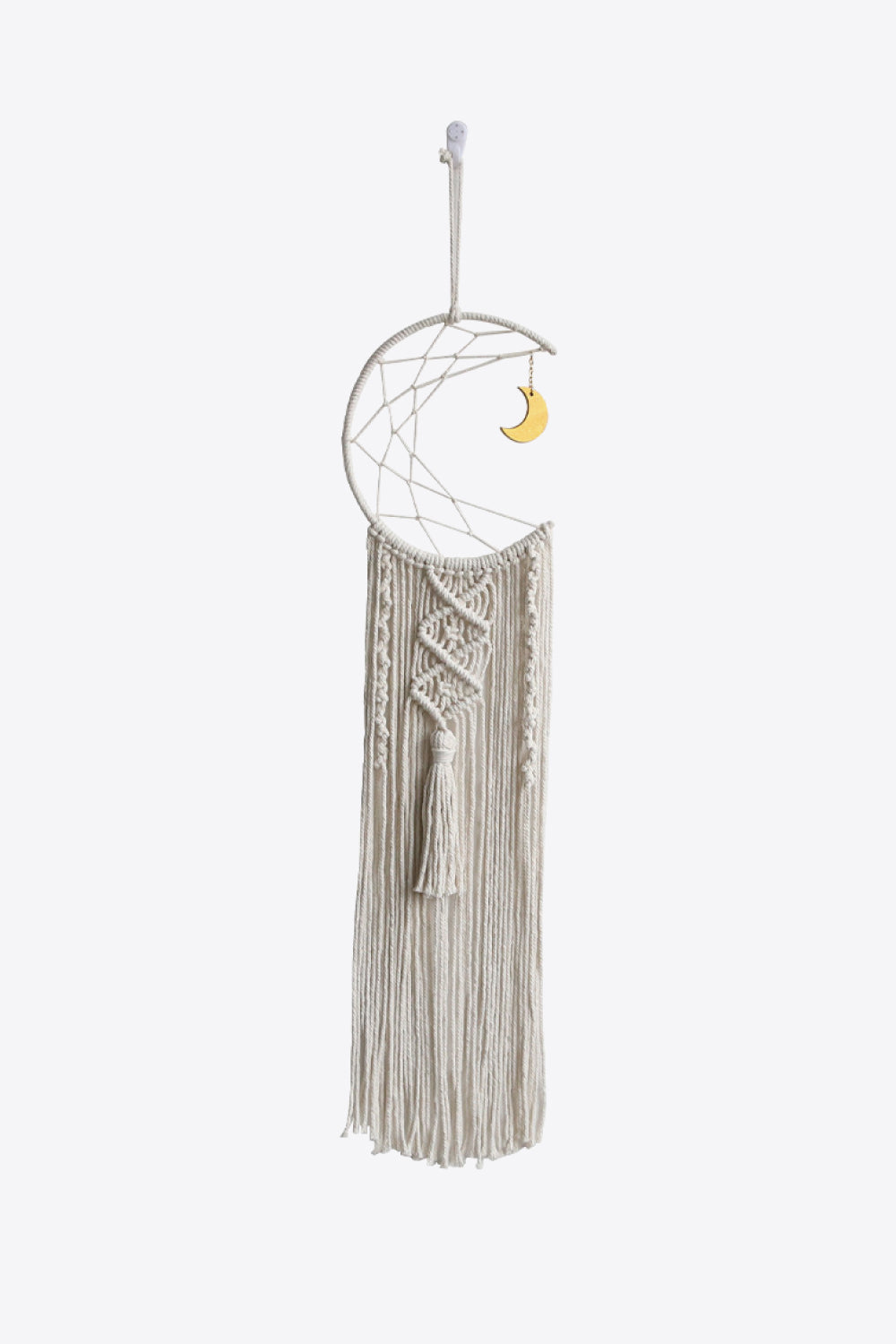 Bohemian Hand-Woven Moon Macrame Hanging Wall Piece - AllIn Computer
