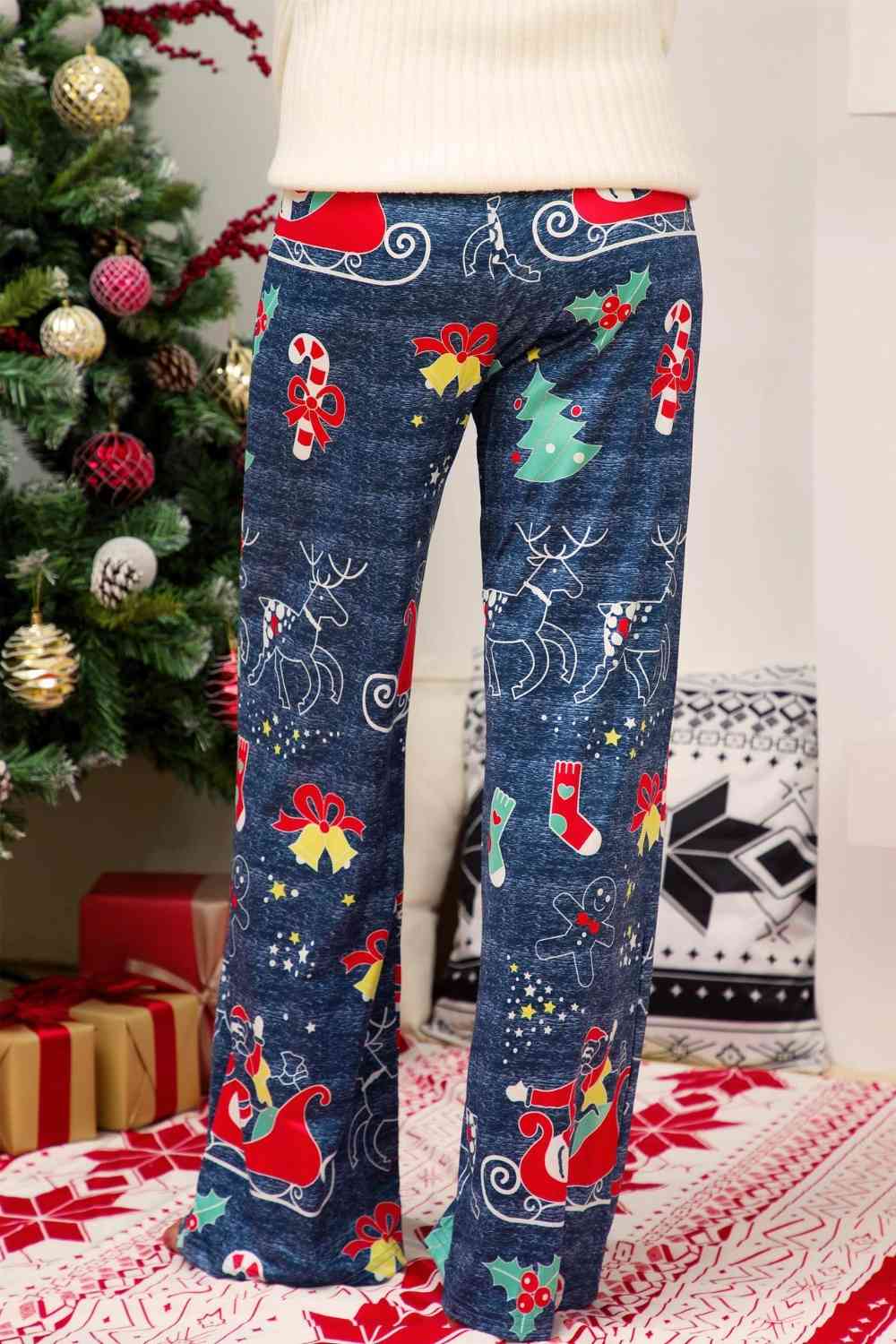 Christmas Straight Leg Pants - AllIn Computer