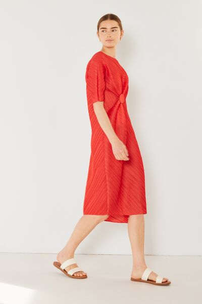 Marina West Swim Pleated Dolman Sleeve Dress - AllIn Computer