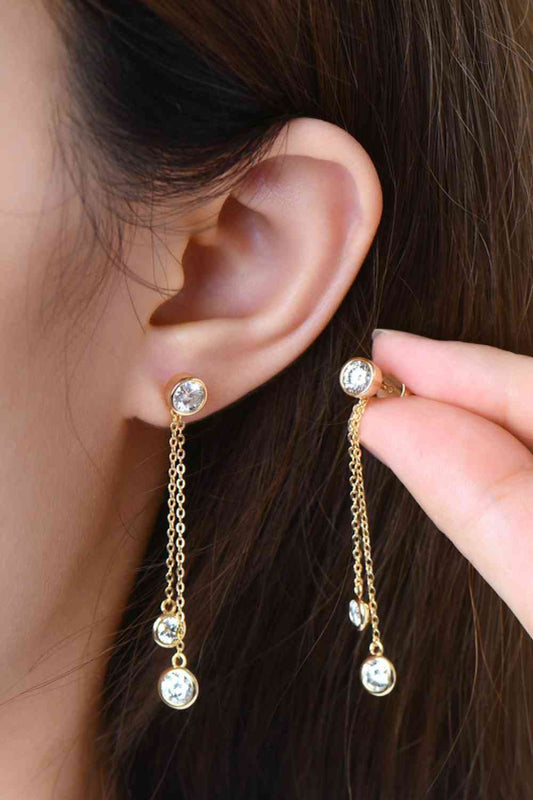 2.6 Carat Moissanite 925 Sterling Silver Earrings - AllIn Computer