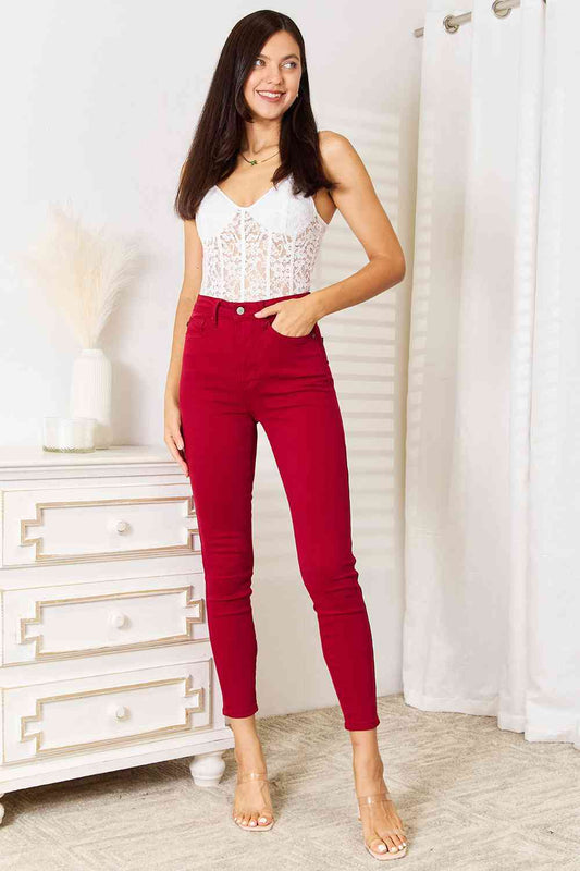 Judy Blue Full Size High Waist Tummy Control Skinny Jeans - AllIn Computer