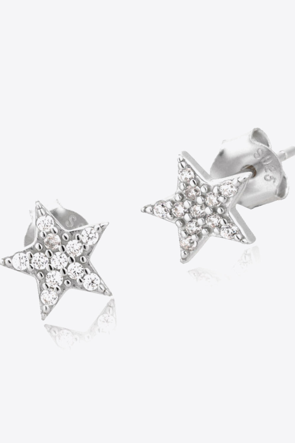 Zircon Decor Star Stud Earrings - AllIn Computer