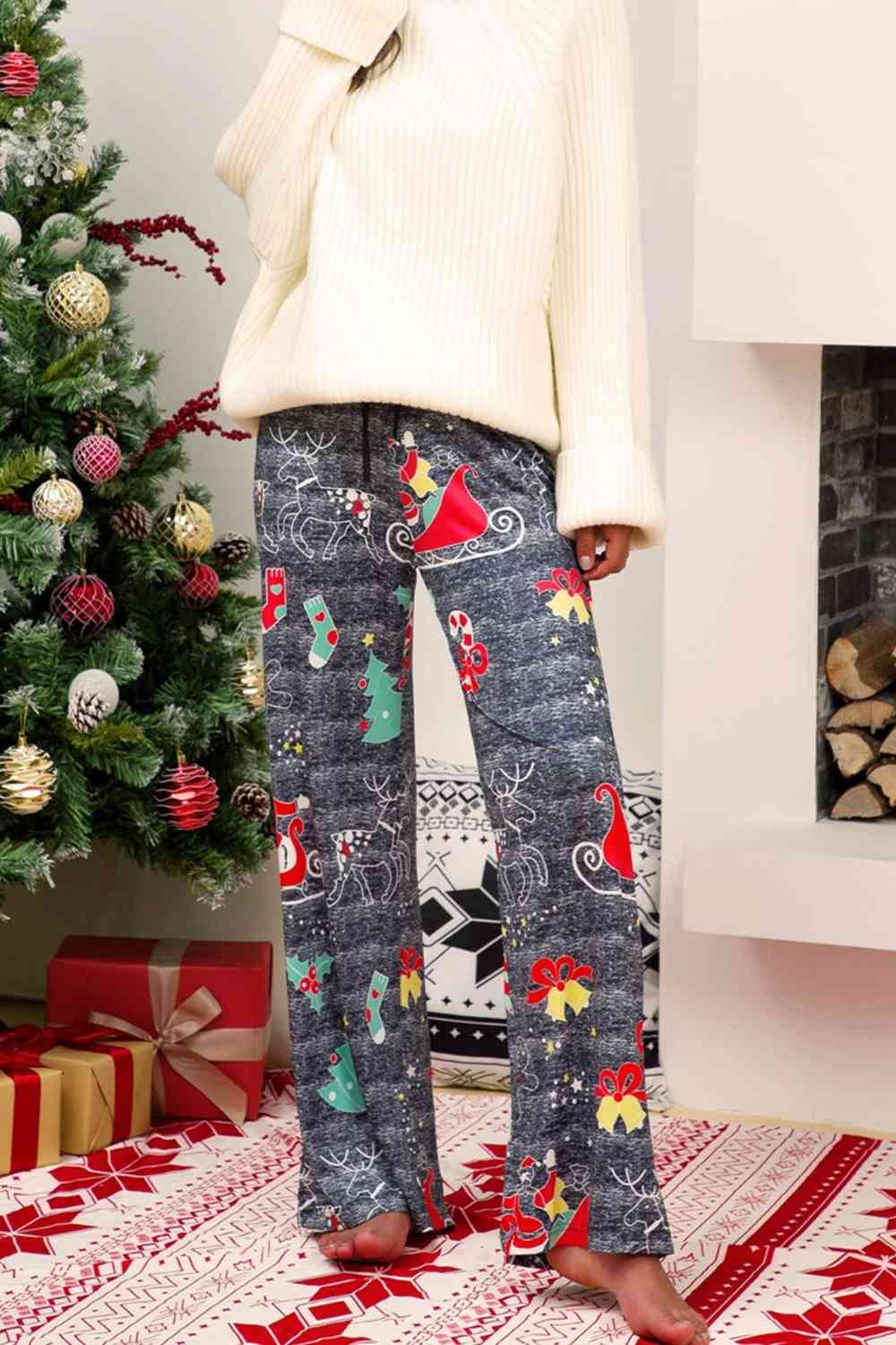 Christmas Straight Leg Pants - AllIn Computer
