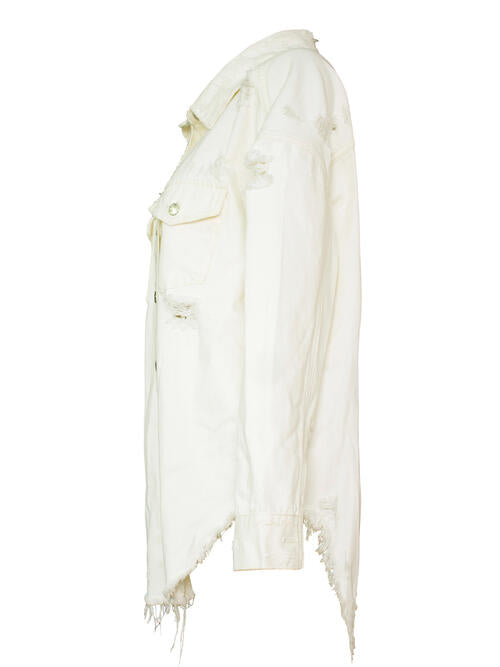 Star Denim Jacket with Pockets - AllIn Computer