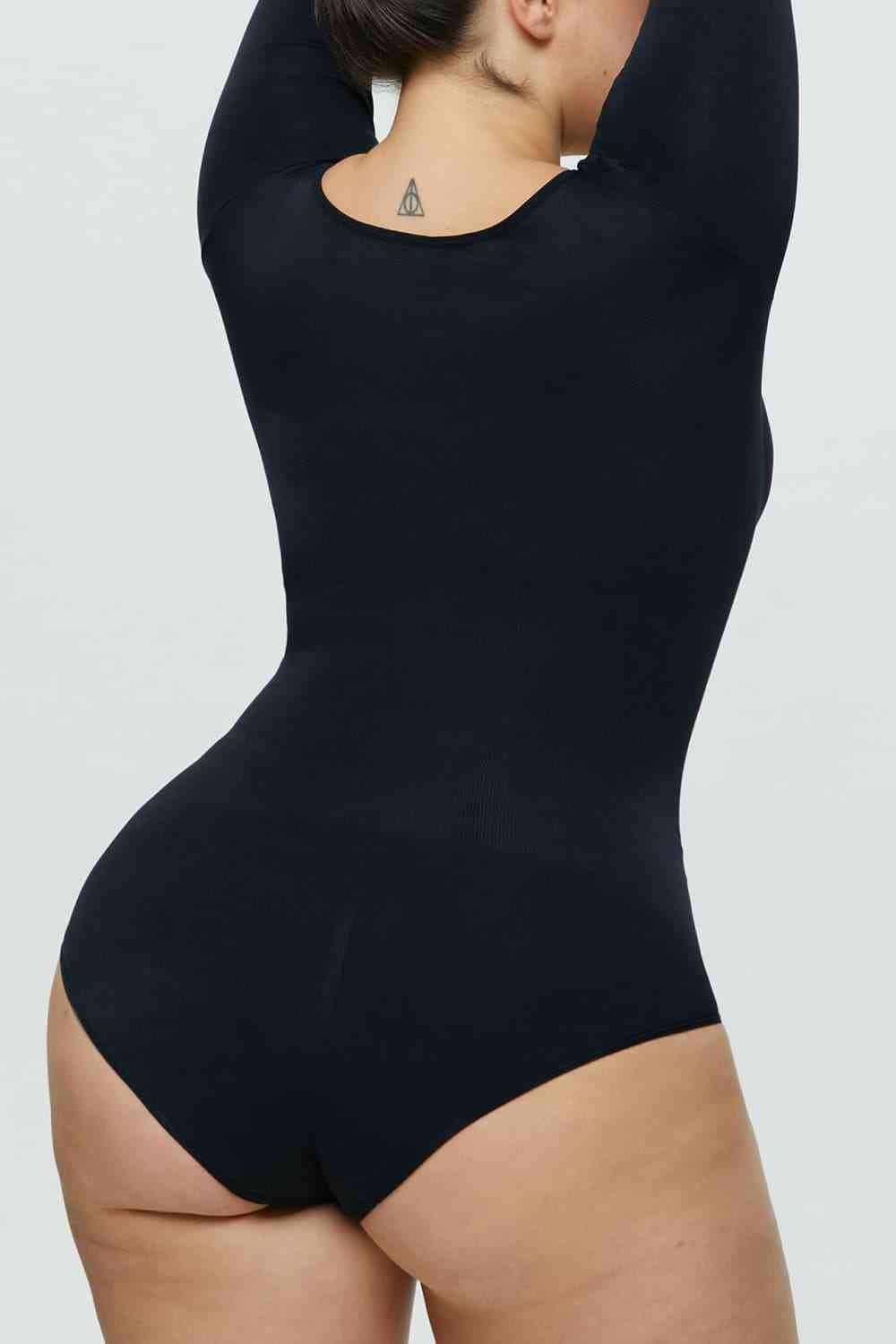 Long Sleeve Shaping Bodysuit - AllIn Computer