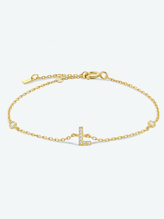 L To P Zircon 925 Sterling Silver Bracelet - AllIn Computer
