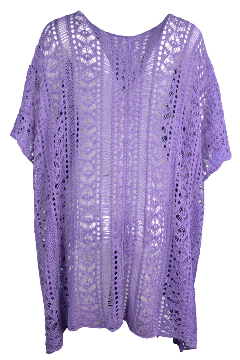 Cutout V-Neck Cover-Up with Tassel - AllIn Computer
