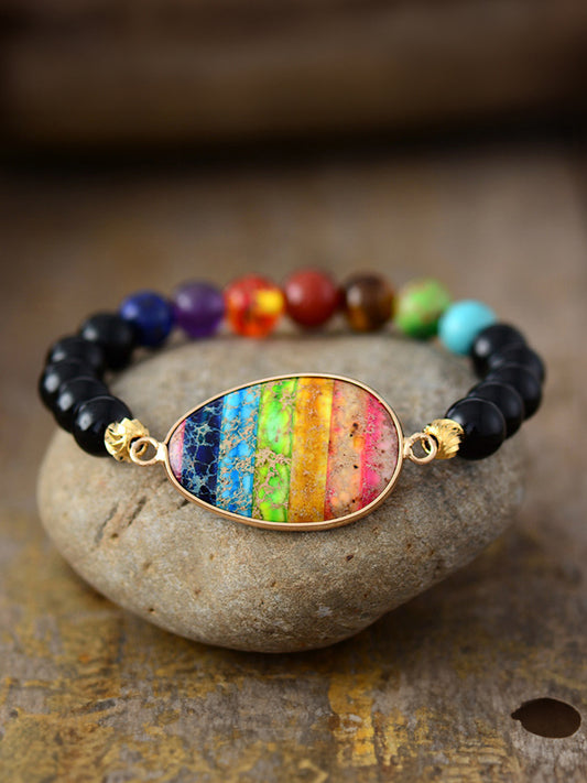 Geometrical Shape Beaded Bracelet - AllIn Computer