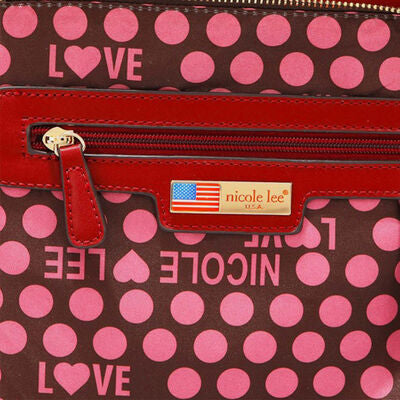 Nicole Lee USA Scallop Stitched Boston Bag - AllIn Computer