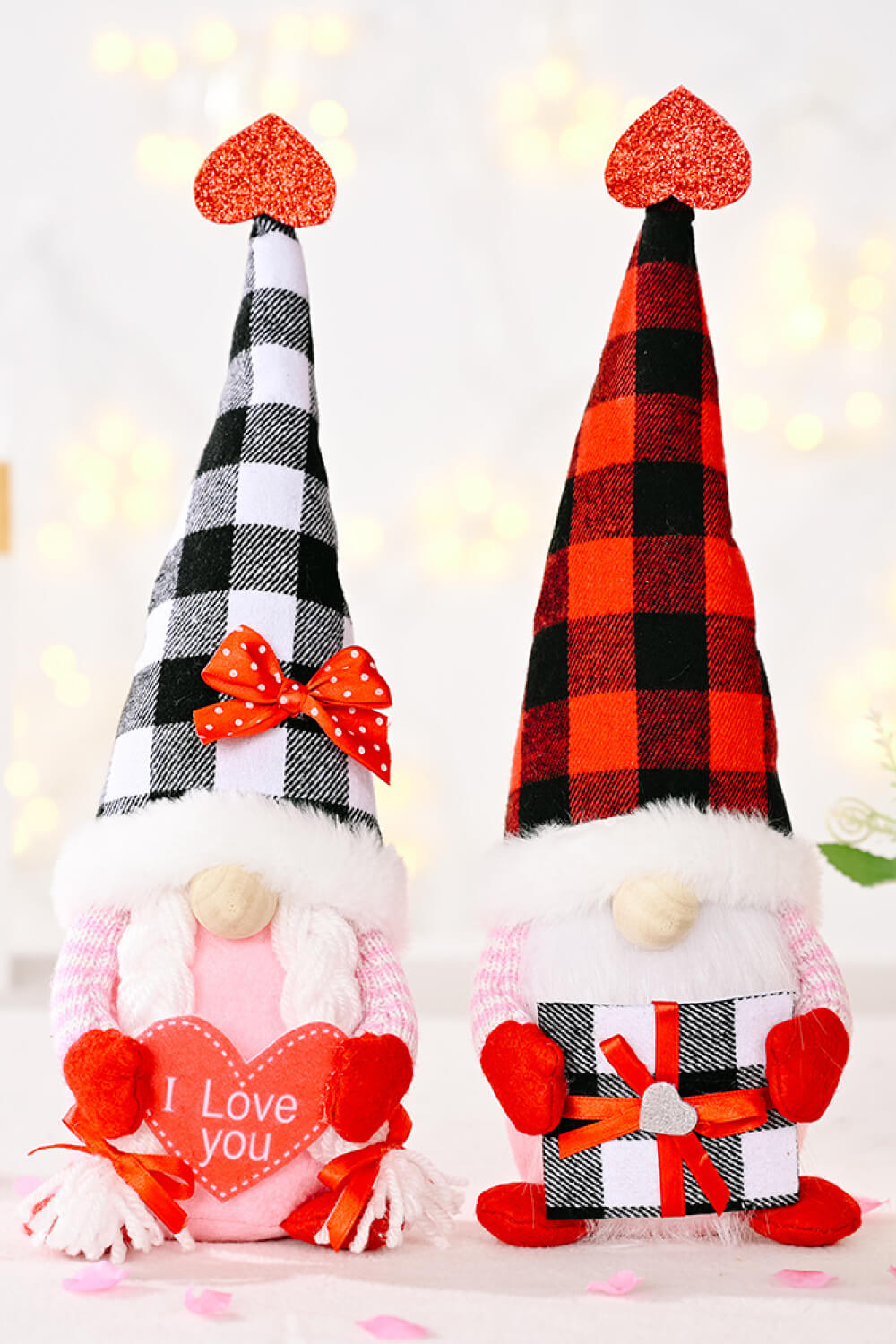 Mother's Day Plaid Pointed Hat Gnome - AllIn Computer