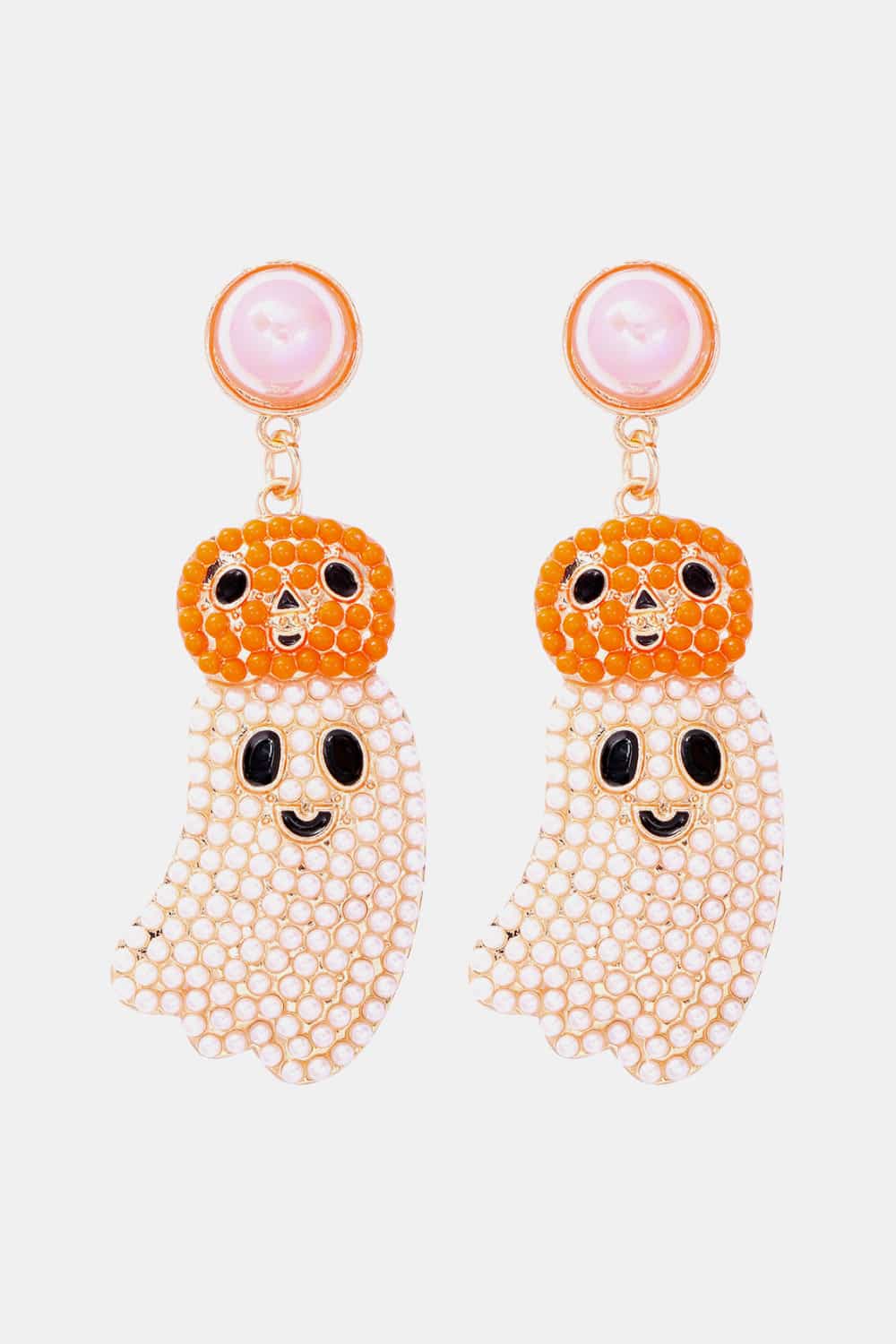 Halloween Ghost Shape Dangle Earrings - AllIn Computer