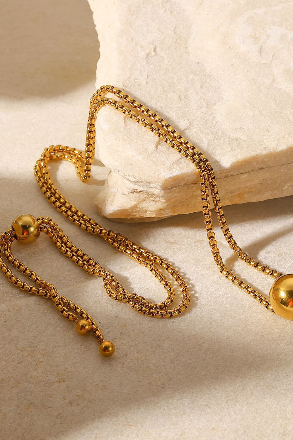 18K Gold-Plated Round Shape Pendant Necklace - AllIn Computer