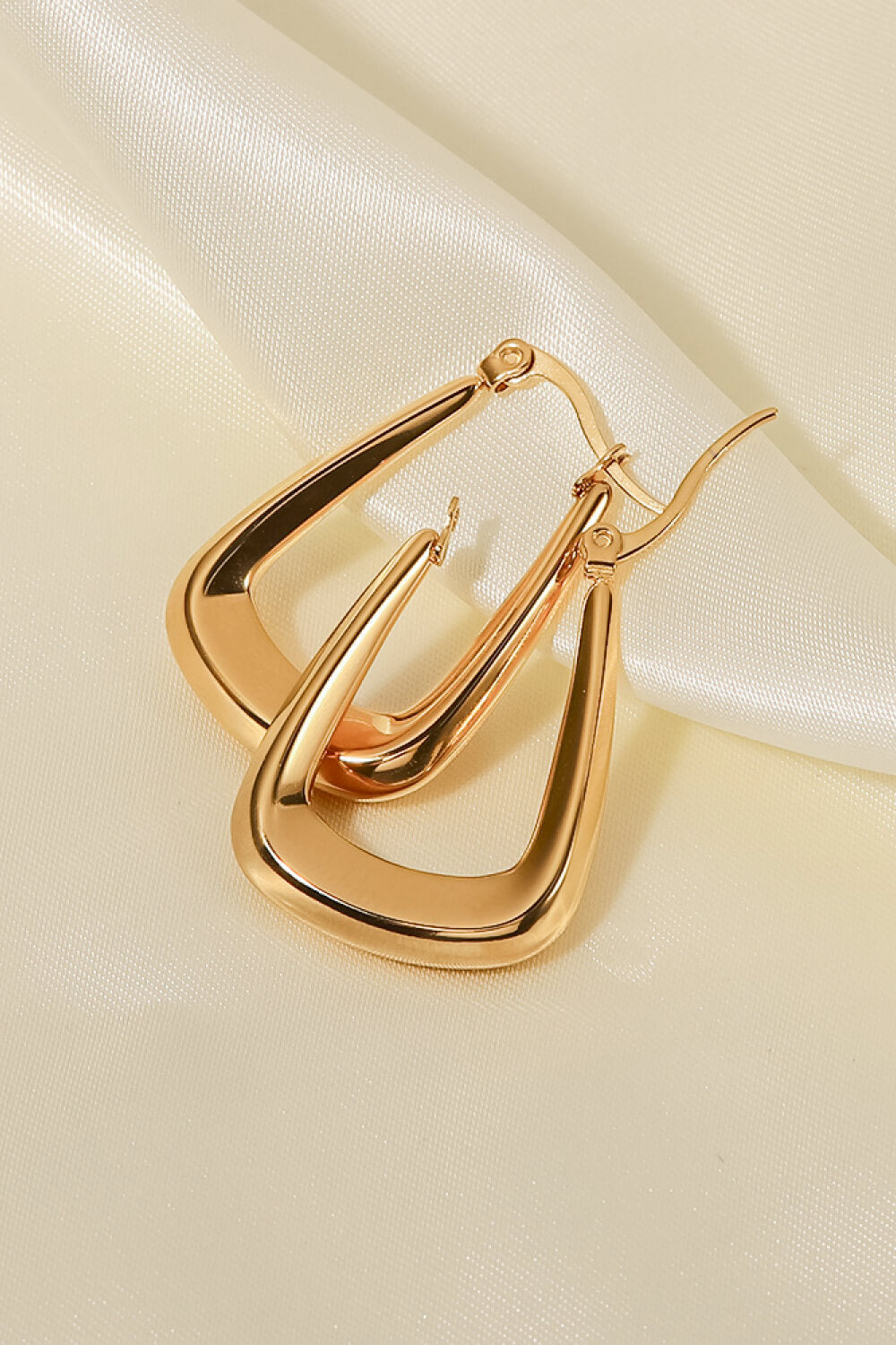 18K Gold-Plated Geometric Earrings - AllIn Computer