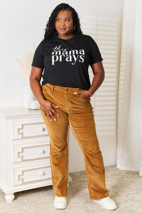 Simply Love THIS MAMA PRAYS Graphic T-Shirt - AllIn Computer