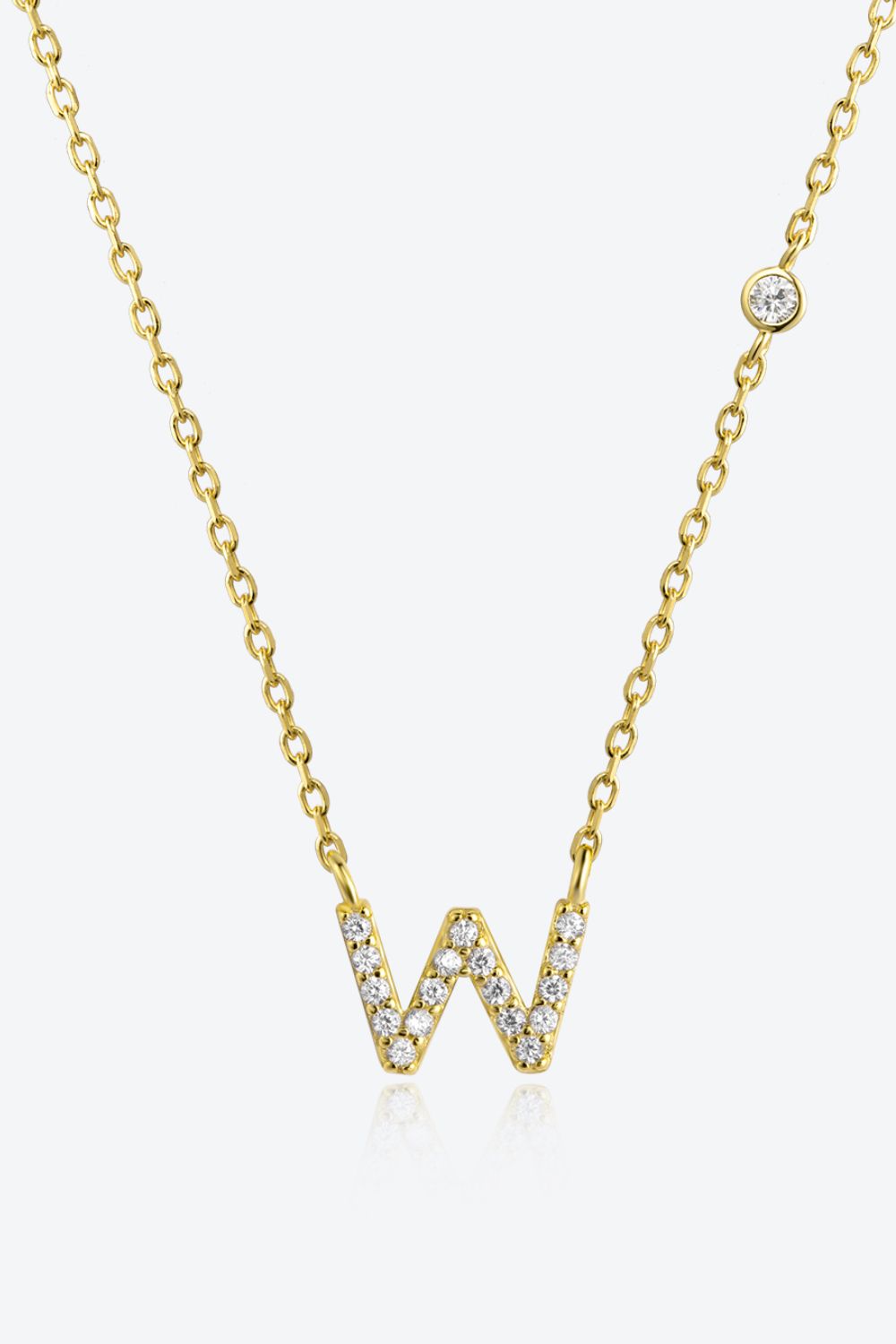 V To Z Zircon 925 Sterling Silver Necklace - AllIn Computer