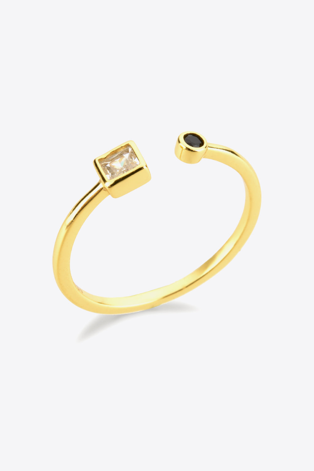 Zircon 925 Sterling Silver Open Ring - AllIn Computer