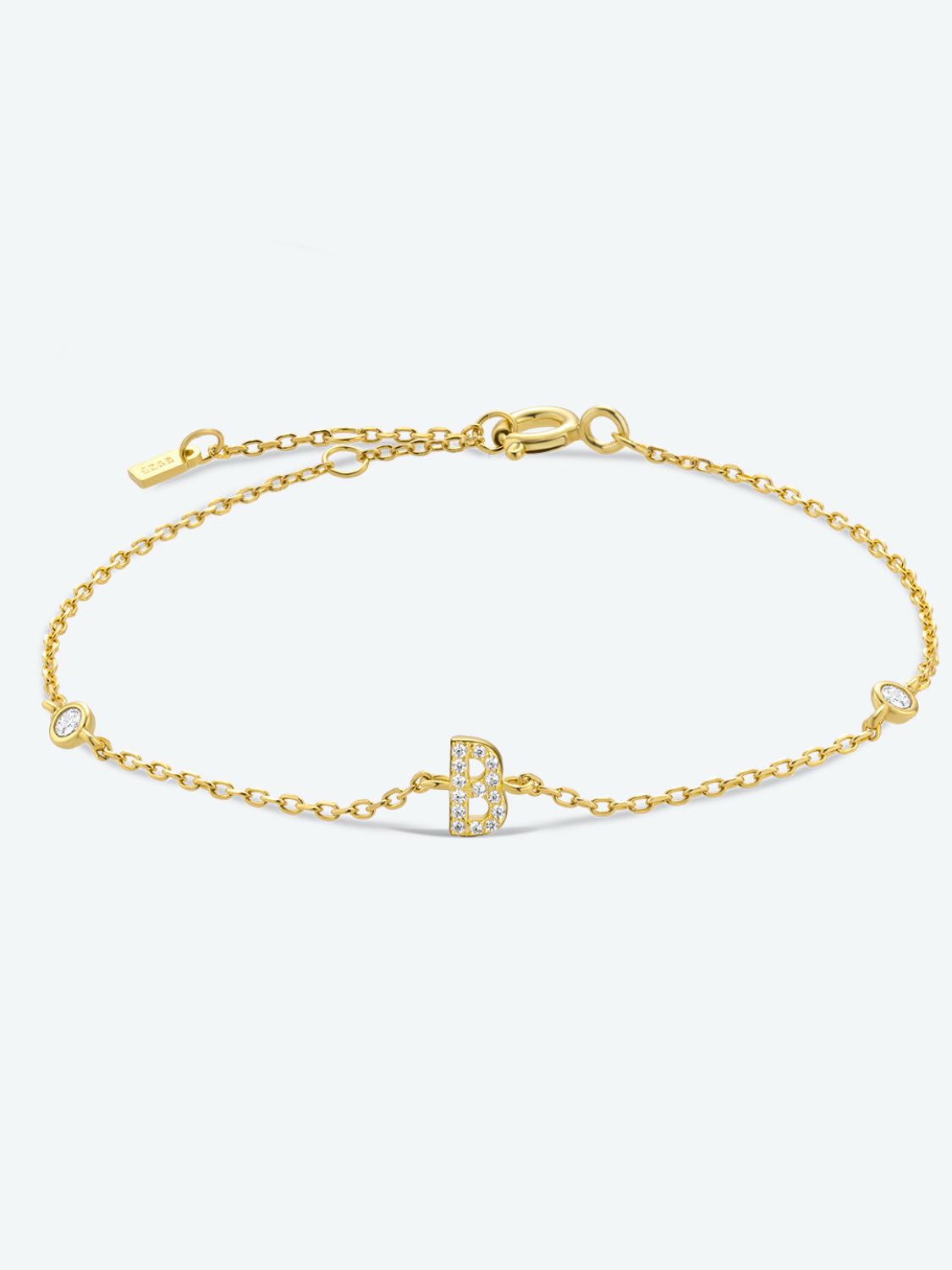 A To F Zircon 925 Sterling Silver Bracelet - AllIn Computer