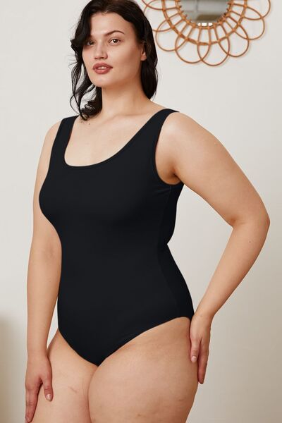 Basic Bae Full Size Square Neck Sleeveless Bodysuit - AllIn Computer