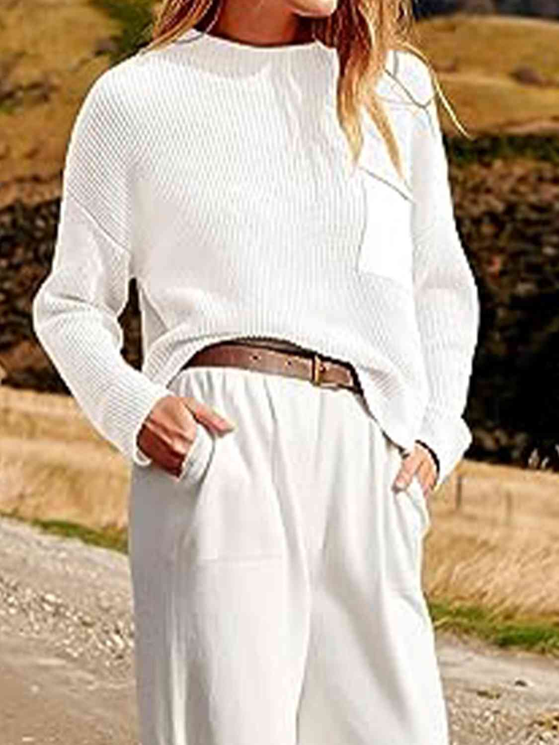 Knit Top and Joggers Set - AllIn Computer