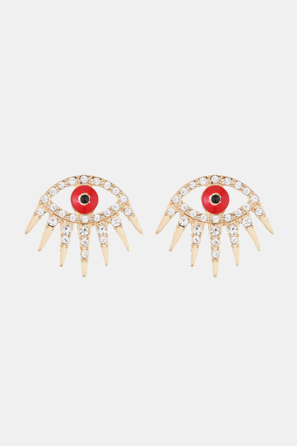 Evil Eye Rhinestone Dangle Earrings - AllIn Computer