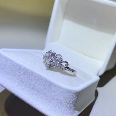 1 Carat Moissanite 925 Sterling Silver Ring - AllIn Computer