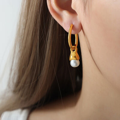 Titanium Steel Huggie Earrings - AllIn Computer