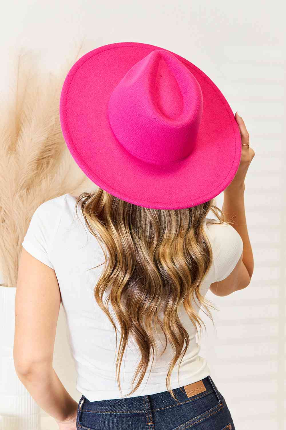Fame Flat Brim Fedora Fashion Hat - AllIn Computer