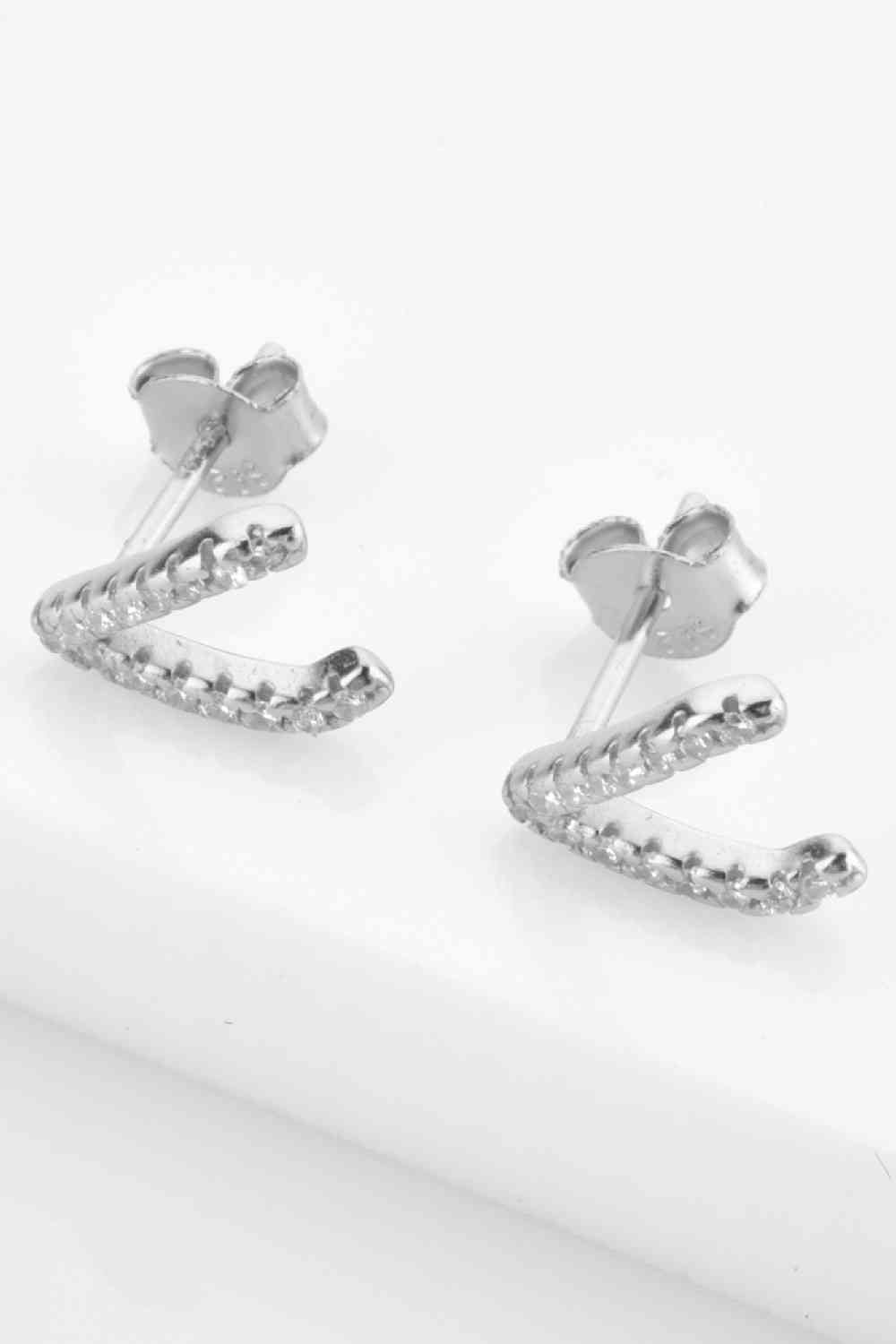 Zircon Letter V Stud Earrings | Jewelry | Jewelry, KIKICHICC, Ship From Overseas, stud earrings | Trendsi