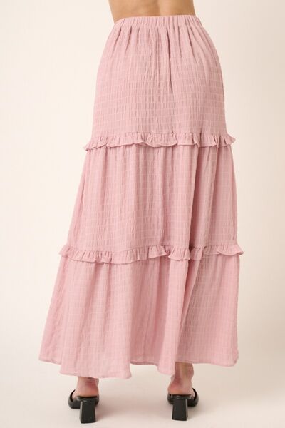 Mittoshop Drawstring High Waist Frill Skirt - AllIn Computer