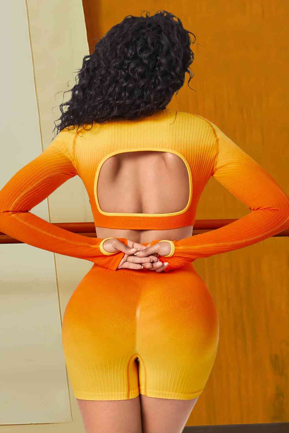Gradient Sports Top and Shorts Set - AllIn Computer