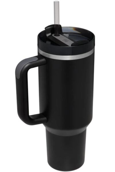 Stainless Steel Tumbler with Upgraded Handle and Straw - AllIn Computer