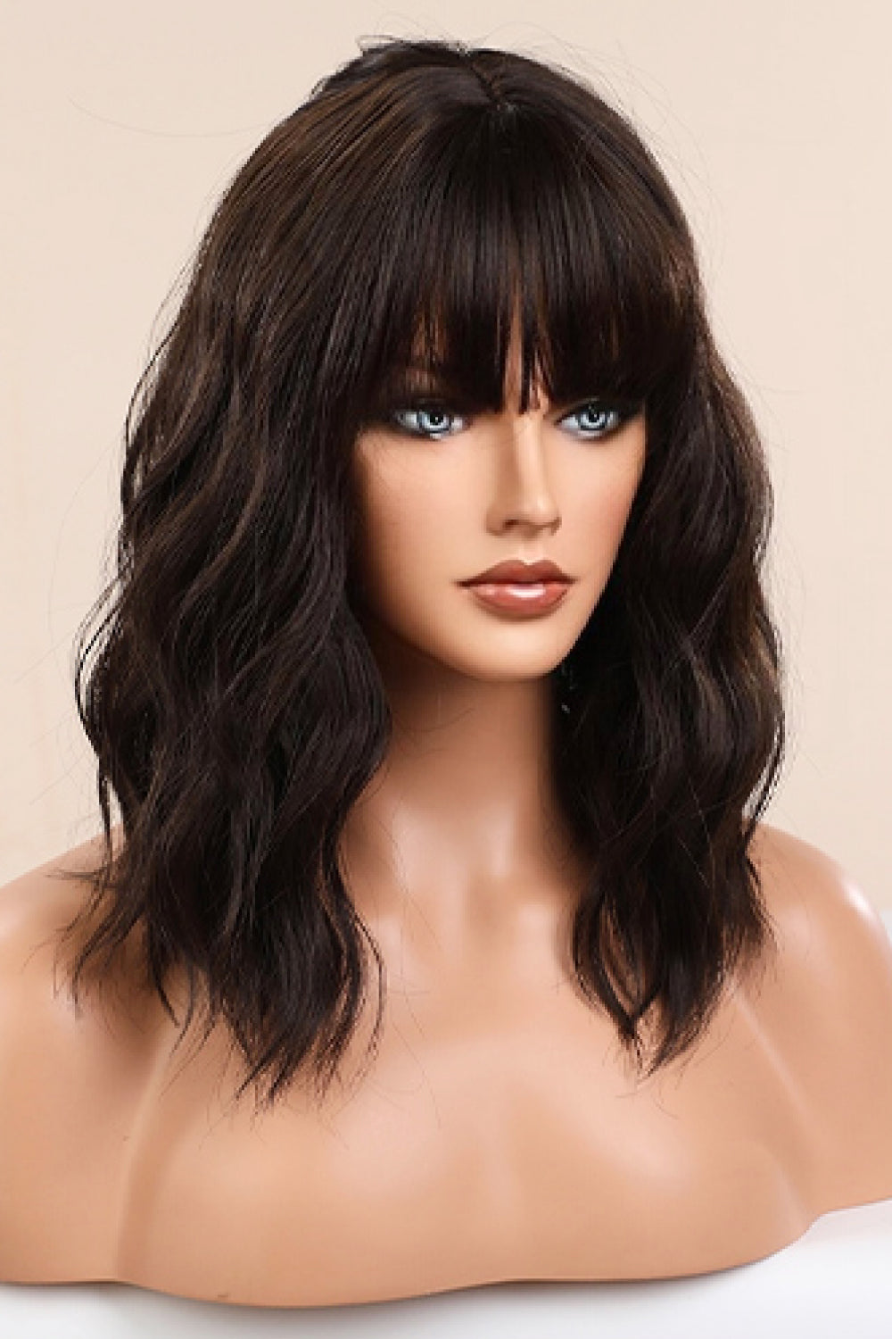 Natural Looking Synthetic Full Machine Bobo Wigs 12'' - AllIn Computer