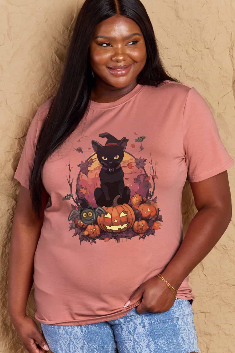 Simply Love Full Size Halloween Theme Graphic T-Shirt - AllIn Computer