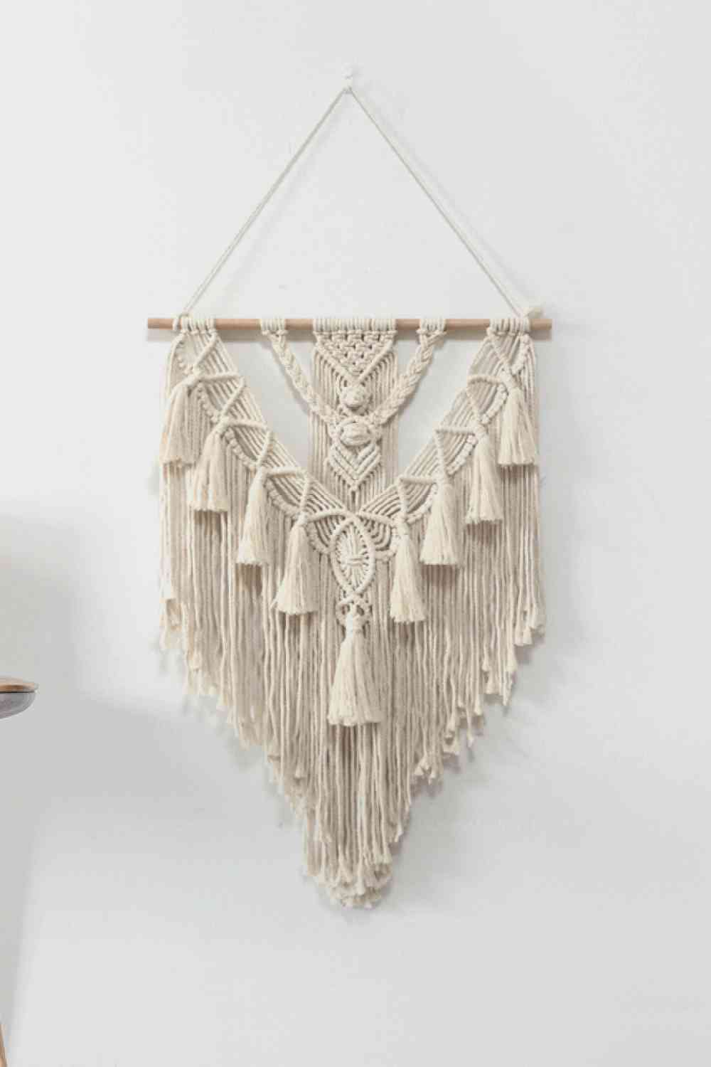 Macrame Fringe Hanging Wall Decor - AllIn Computer