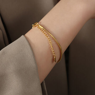 18K Gold-Plated Minimalist Bracelet - AllIn Computer