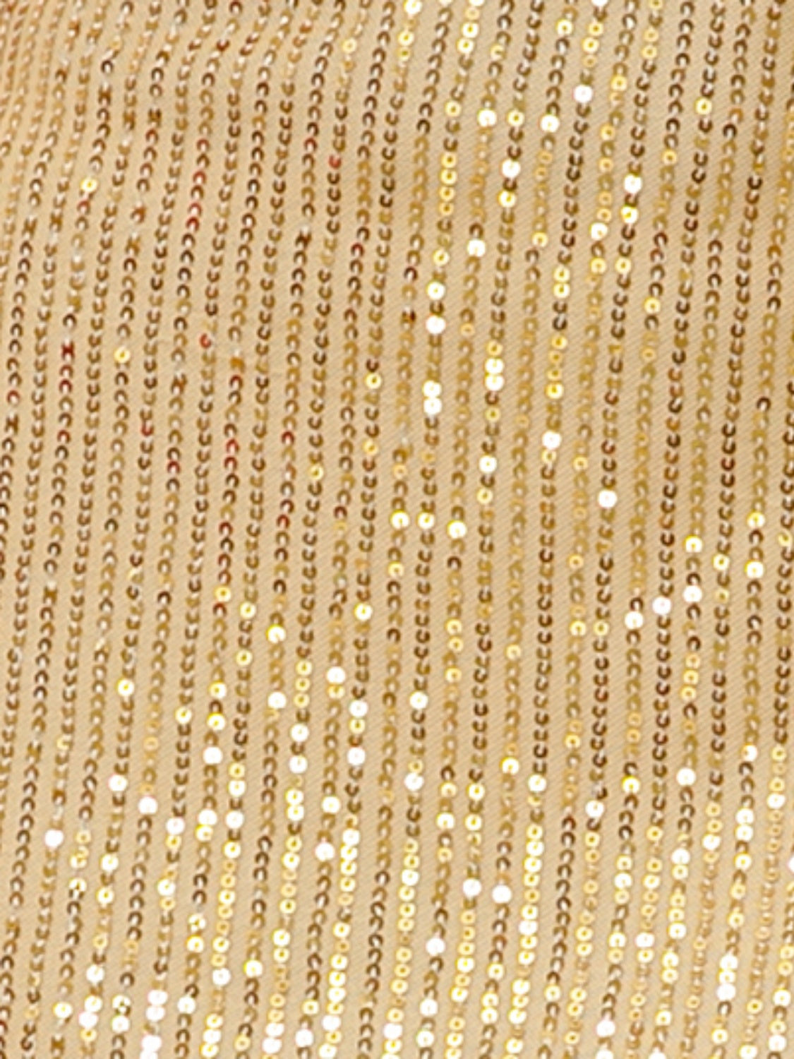 Tassel Sequin Short Sleeve Dress - AllIn Computer