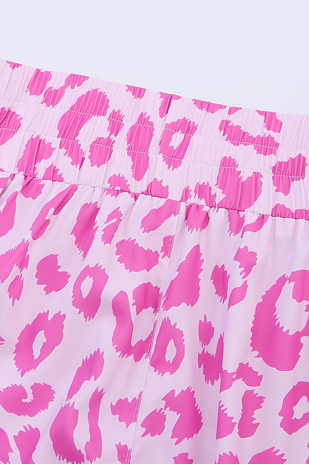 Leopard Elastic Waist Shorts - AllIn Computer