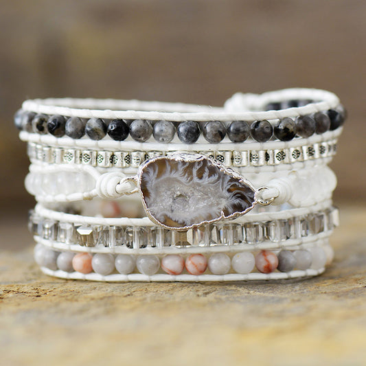 Natural Stone Layered Bracelet - AllIn Computer