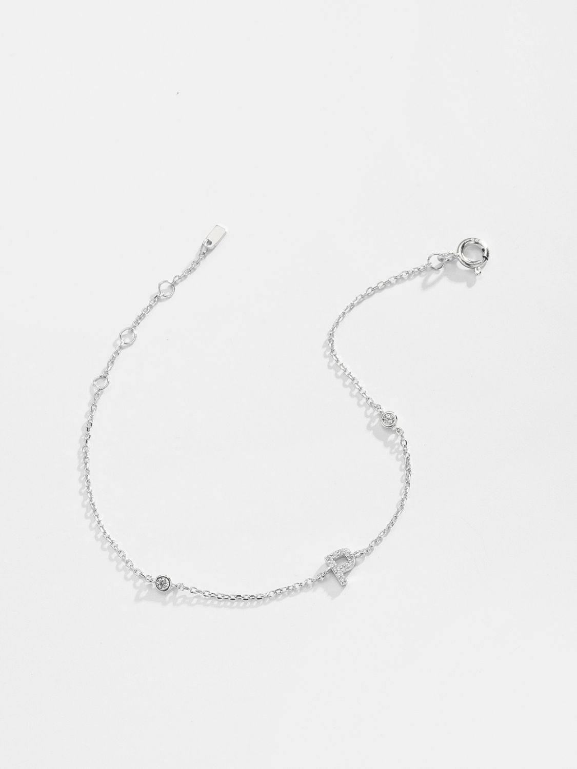 L To P Zircon 925 Sterling Silver Bracelet - AllIn Computer