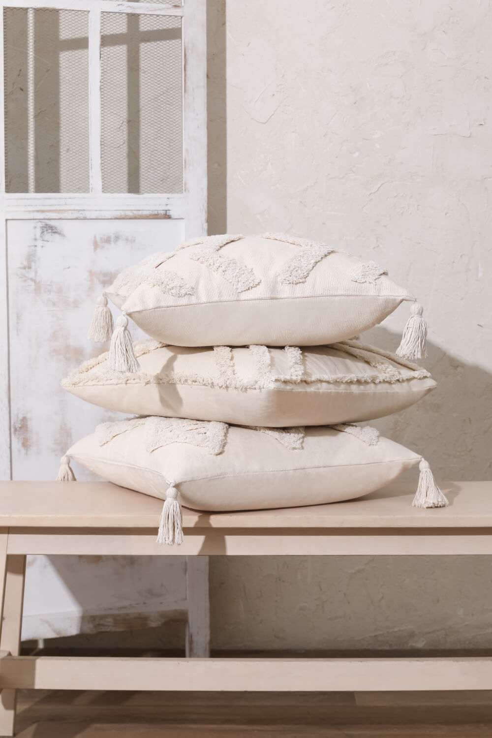 Fringe Decorative Throw Pillow Case - AllIn Computer