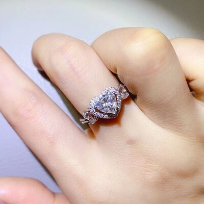 1 Carat Moissanite 925 Sterling Silver Ring - AllIn Computer