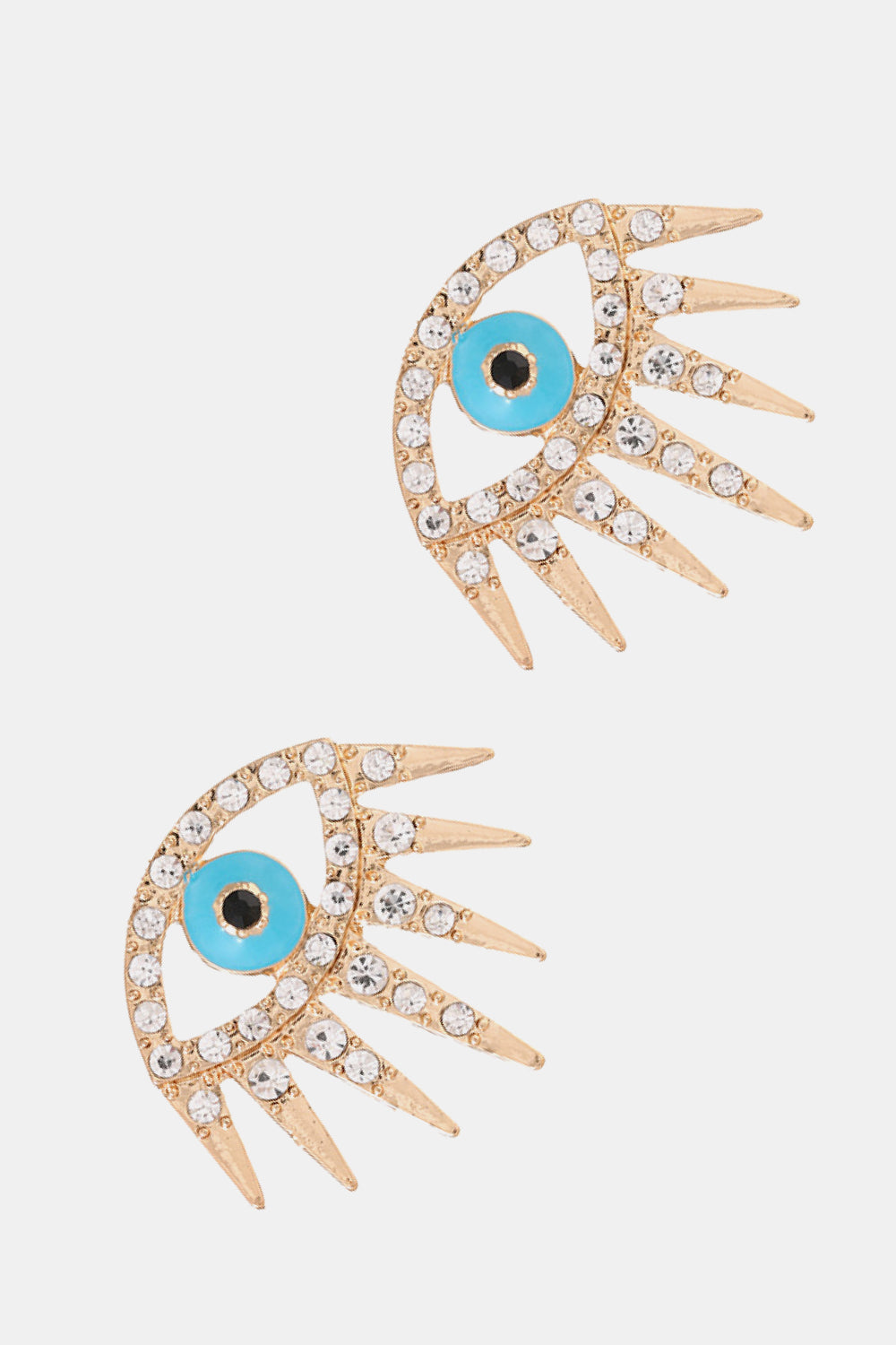 Evil Eye Rhinestone Dangle Earrings - AllIn Computer