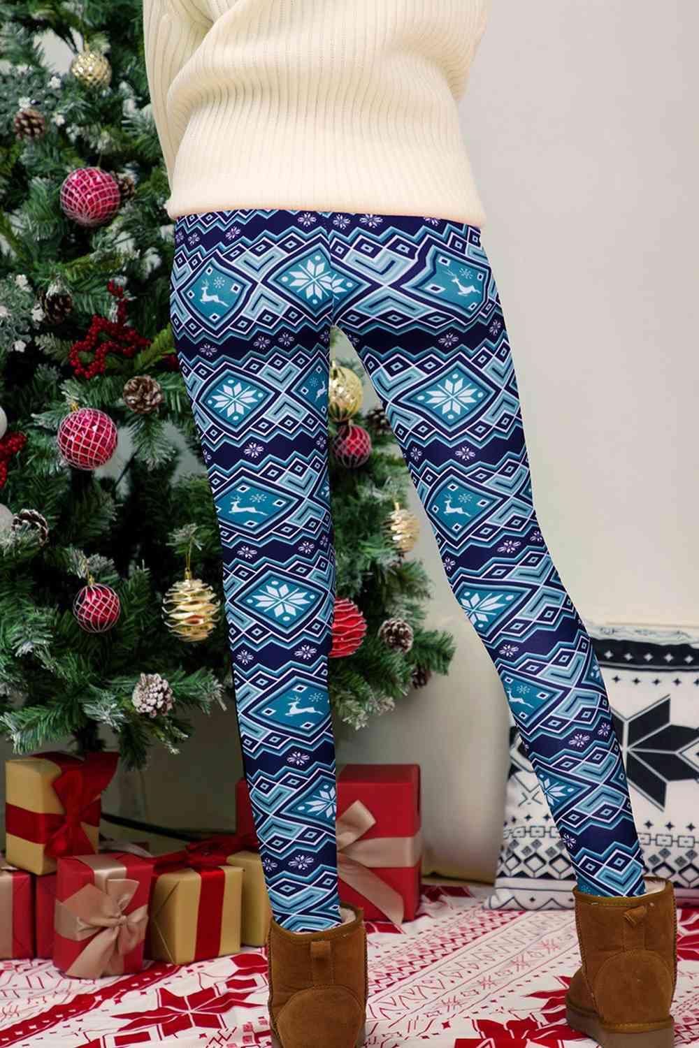 Full Size Geometric Leggings - AllIn Computer