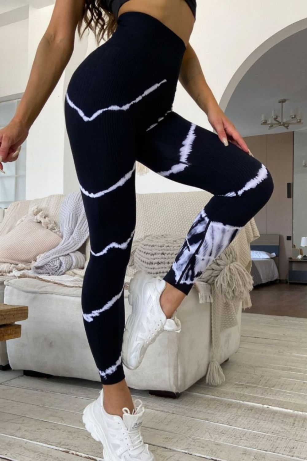Slim Fit High Waist Long Active Pants - AllIn Computer